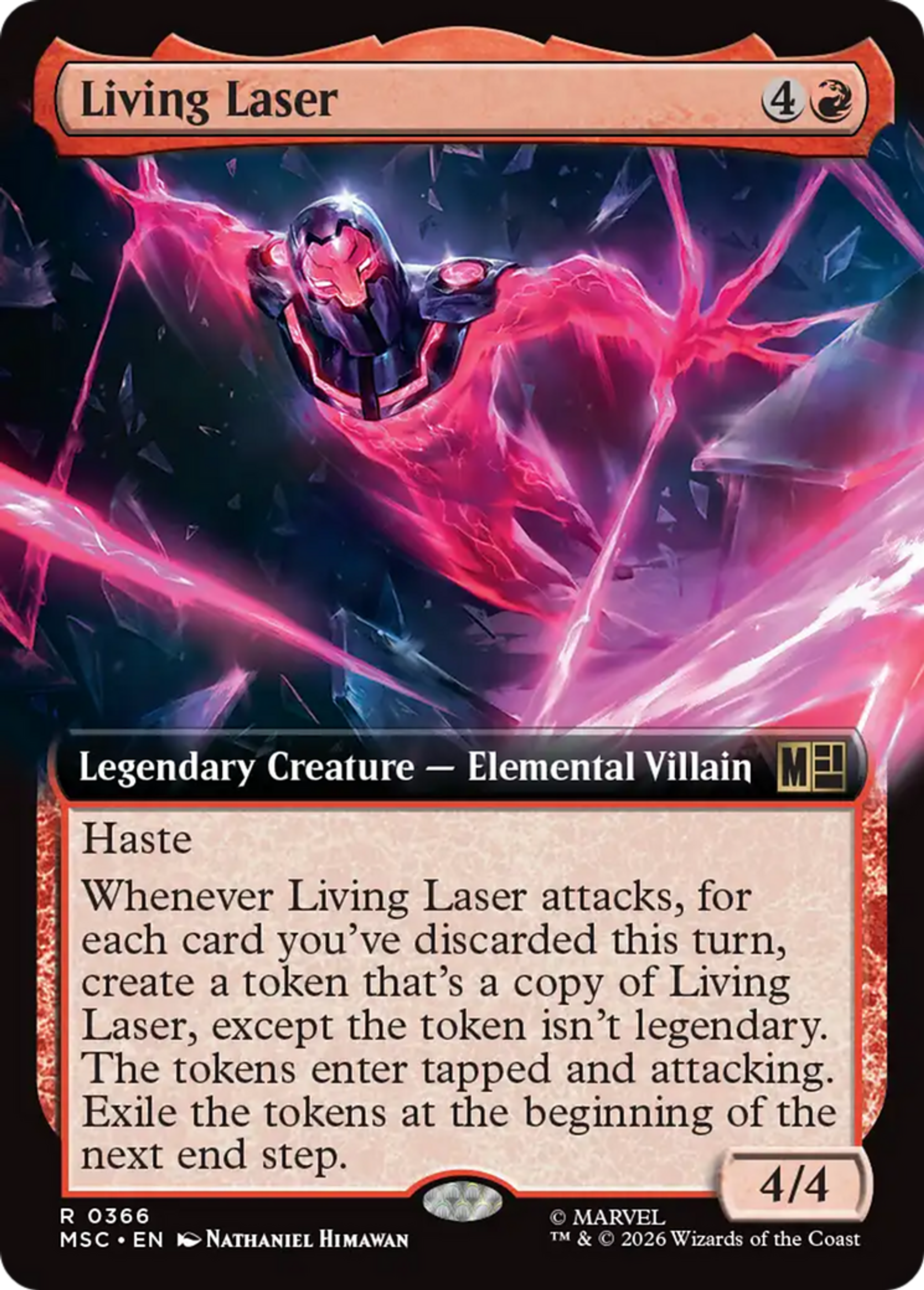 Living Laser — Marvel Super Heroes Commander — Magic: The Gathering