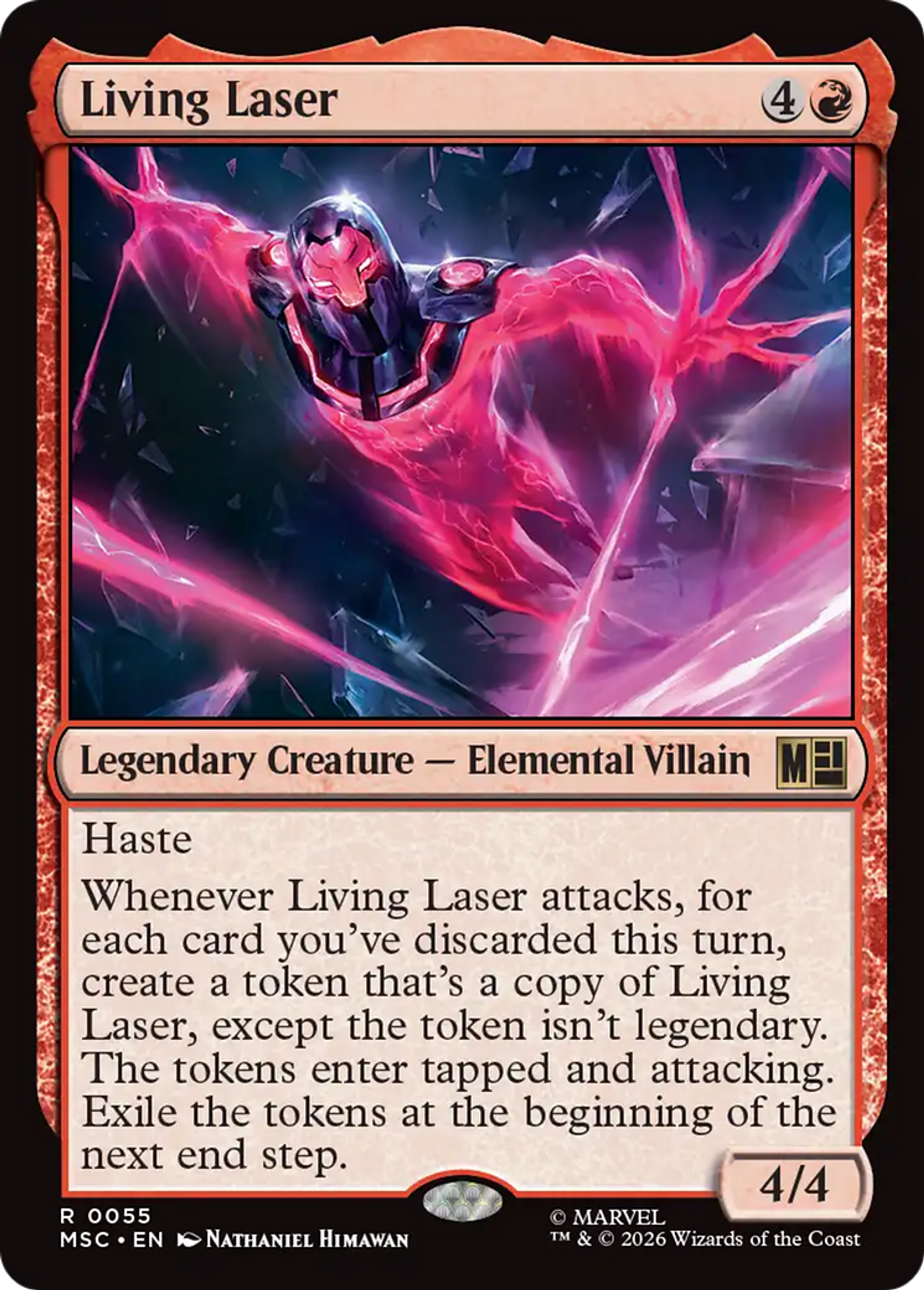 Living Laser — Marvel Super Heroes Commander — Magic: The Gathering