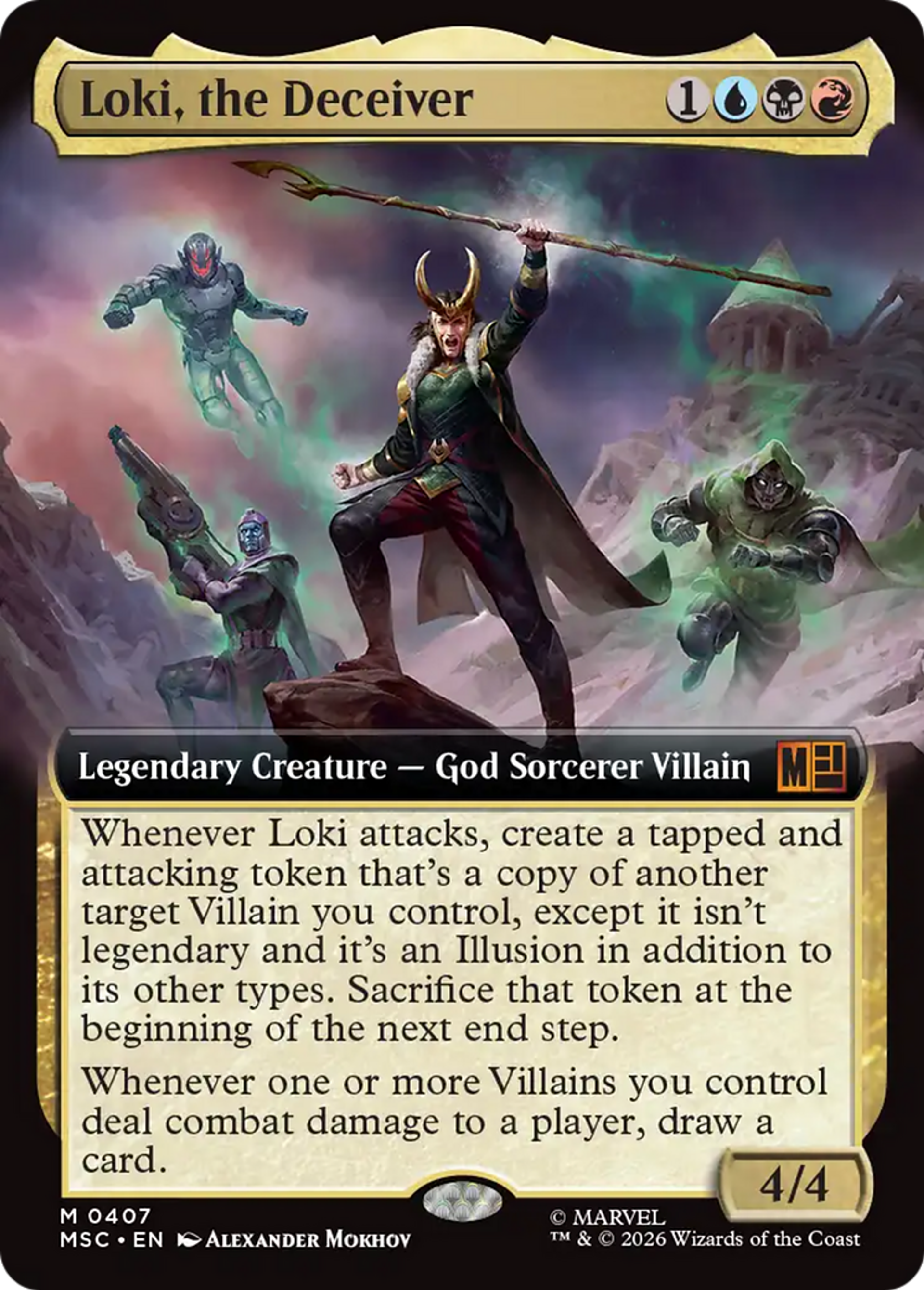 Loki, the Deceiver — Marvel Super Heroes Commander — Magic: The Gathering