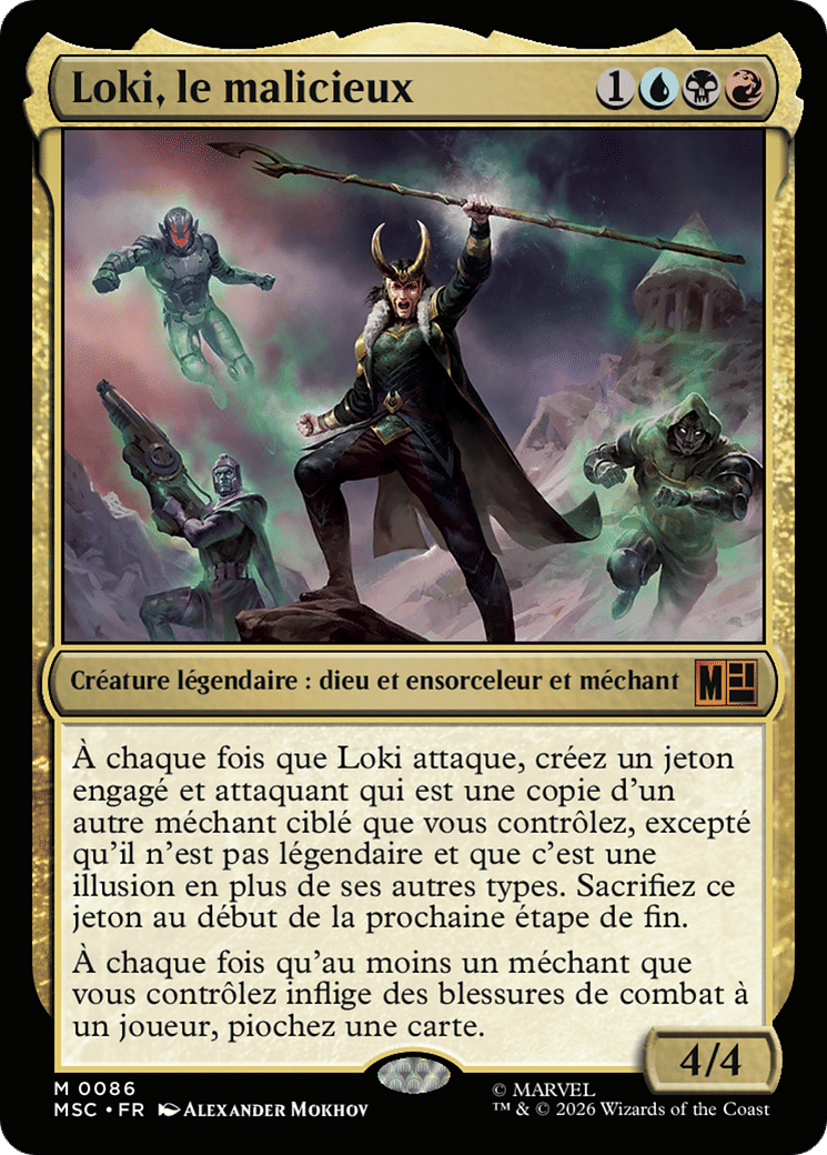 Loki, le malicieux — Marvel Super Heroes Commander — Magic: The Gathering
