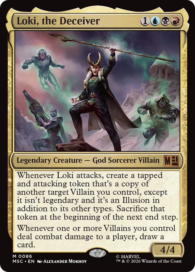 Loki, the Deceiver — Marvel Super Heroes Commander — Magic: The Gathering