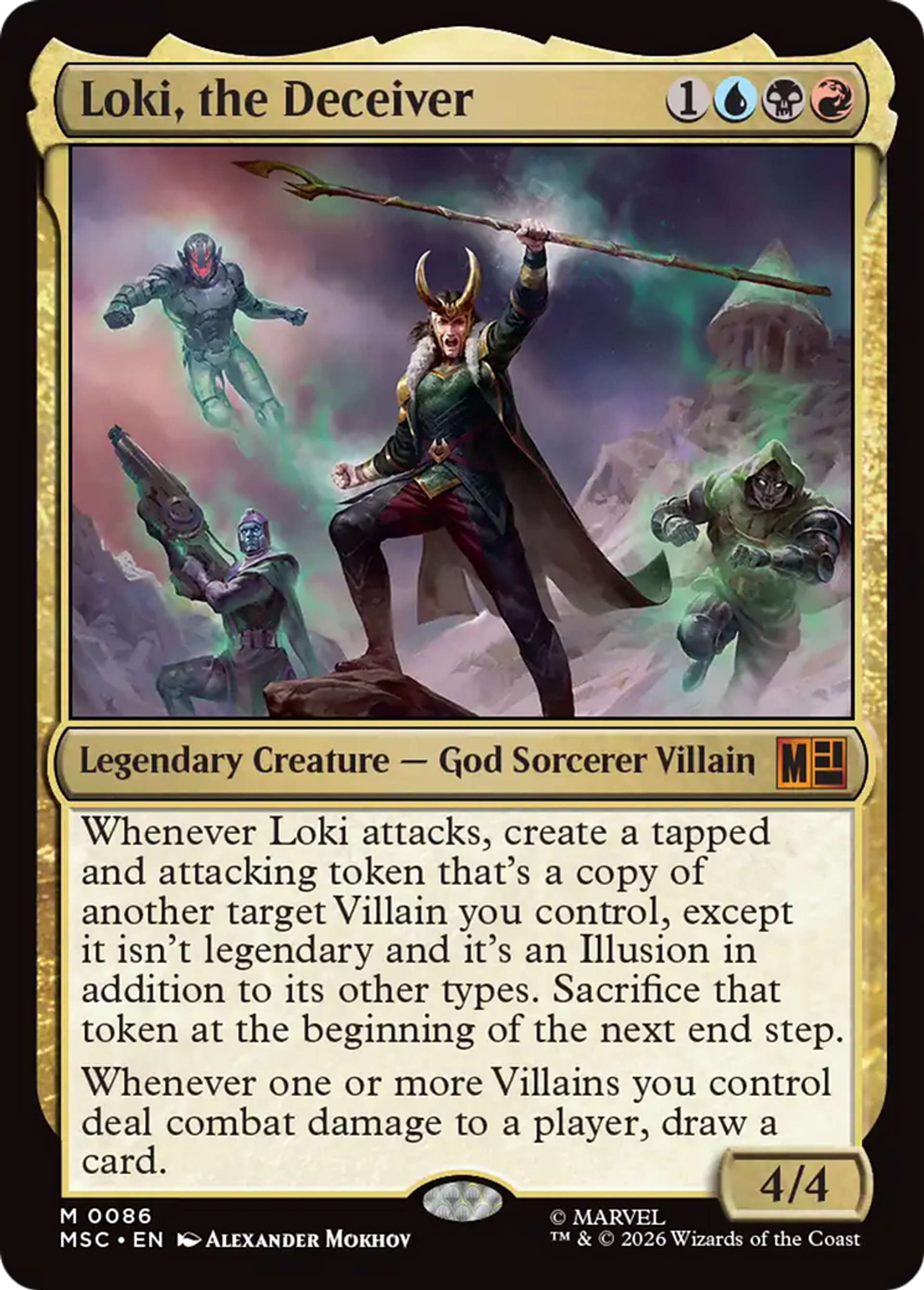 Loki, the Deceiver — Marvel Super Heroes Commander — Magic: The Gathering