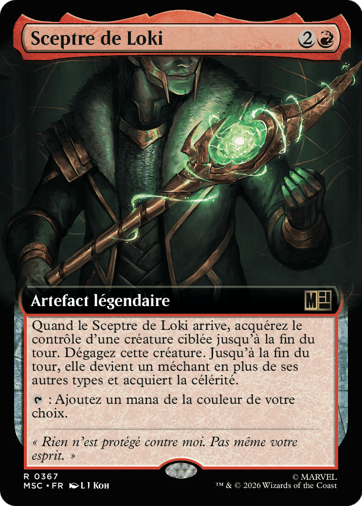 Sceptre de Loki from Marvel Super Heroes Commander - Magic: The Gathering