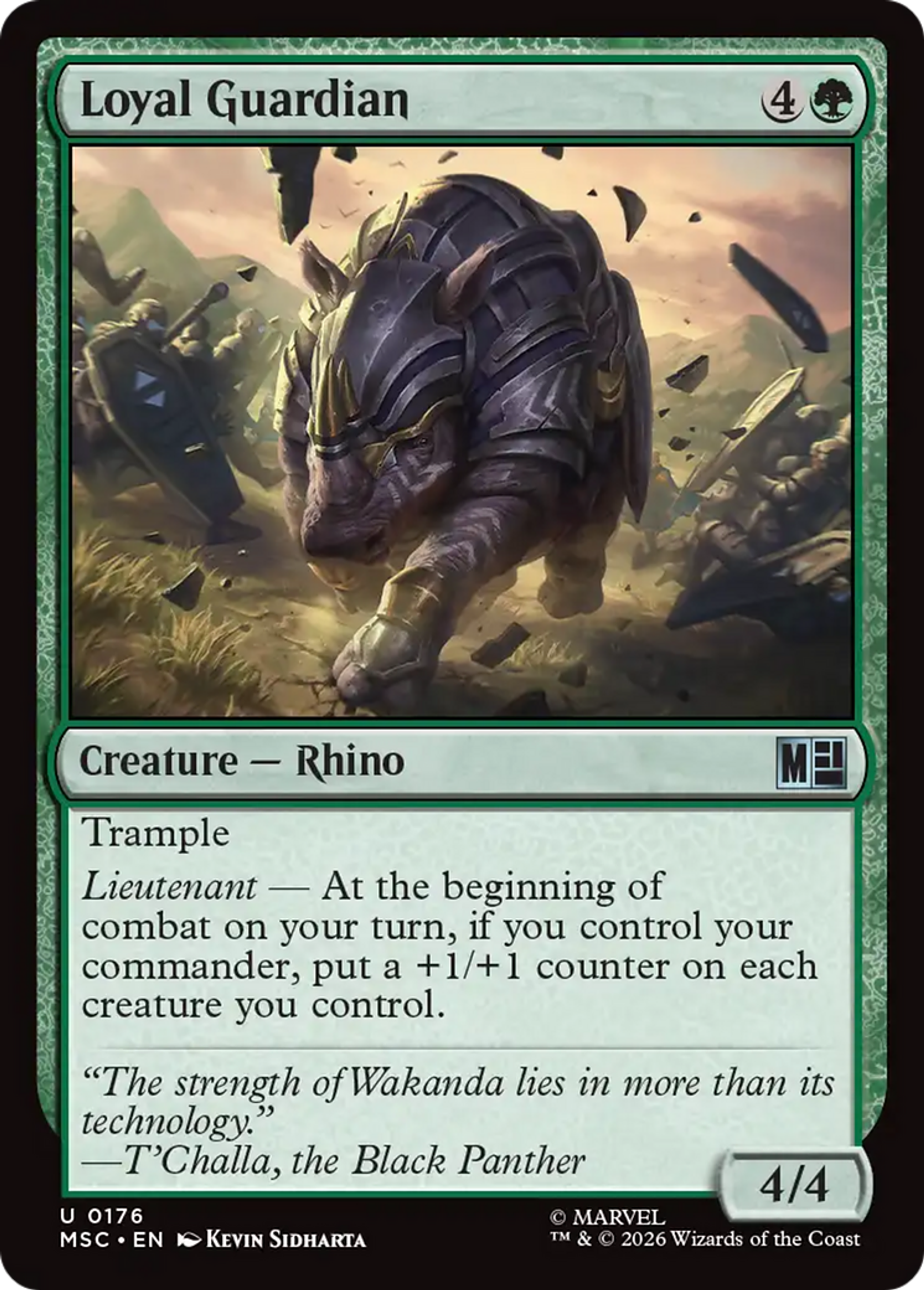Loyal Guardian — Marvel Super Heroes Commander — Magic: The Gathering