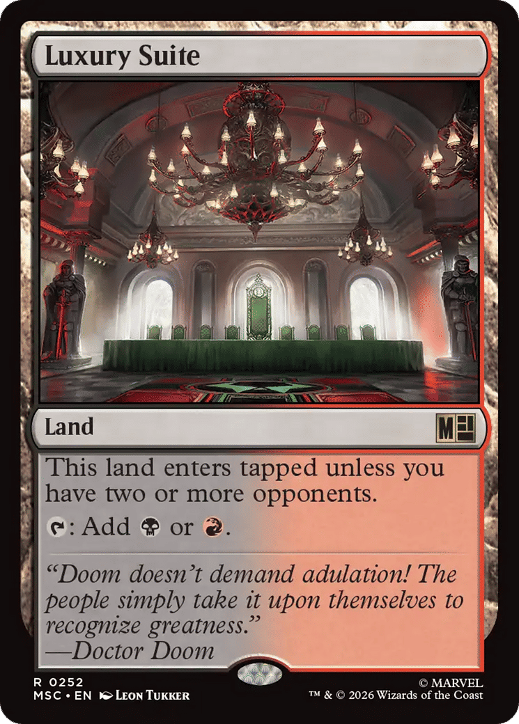 Luxury Suite — Marvel Super Heroes Commander — Magic: The Gathering
