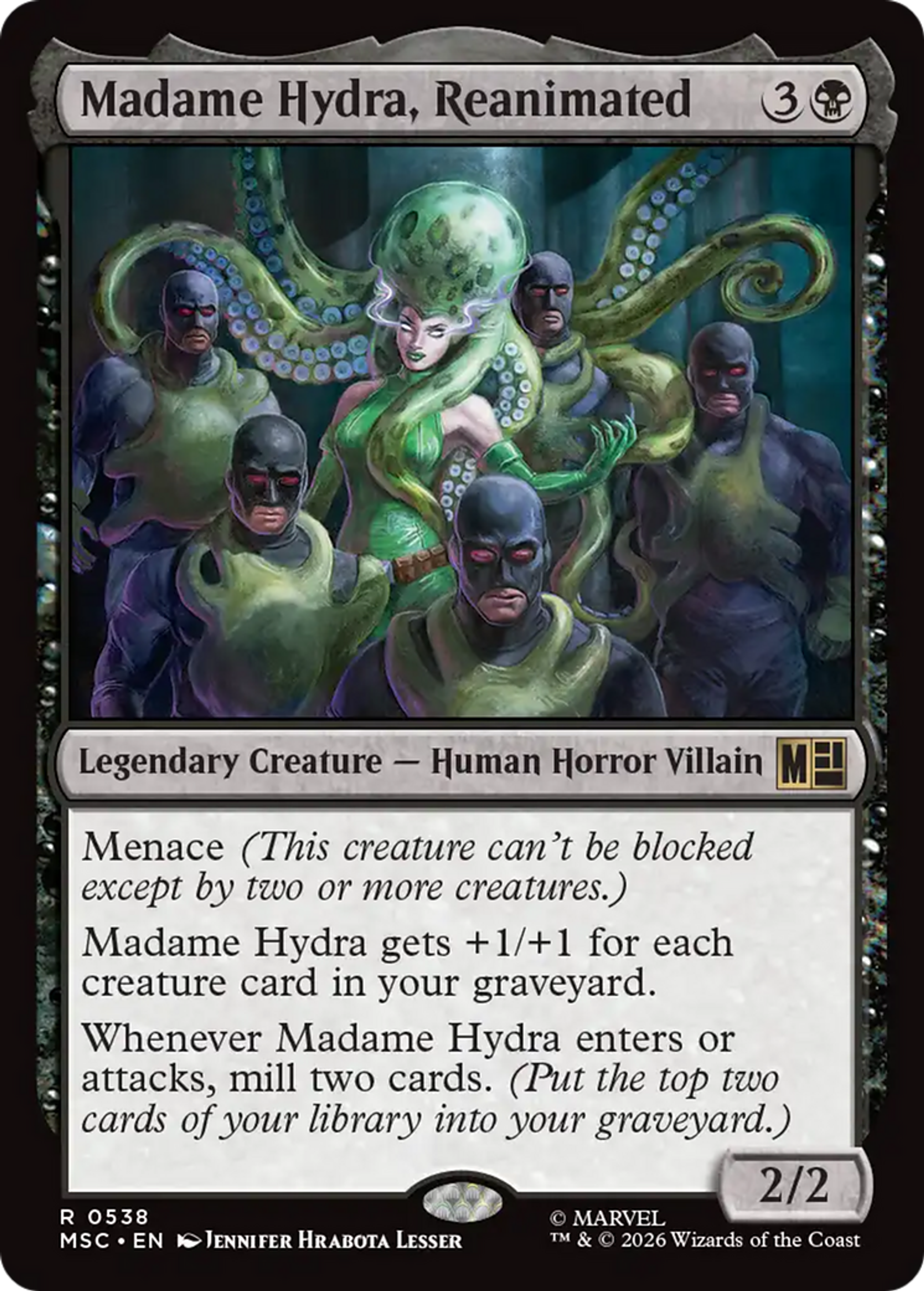 Madame Hydra, Reanimated — Marvel Super Heroes Commander — Magic: The Gathering