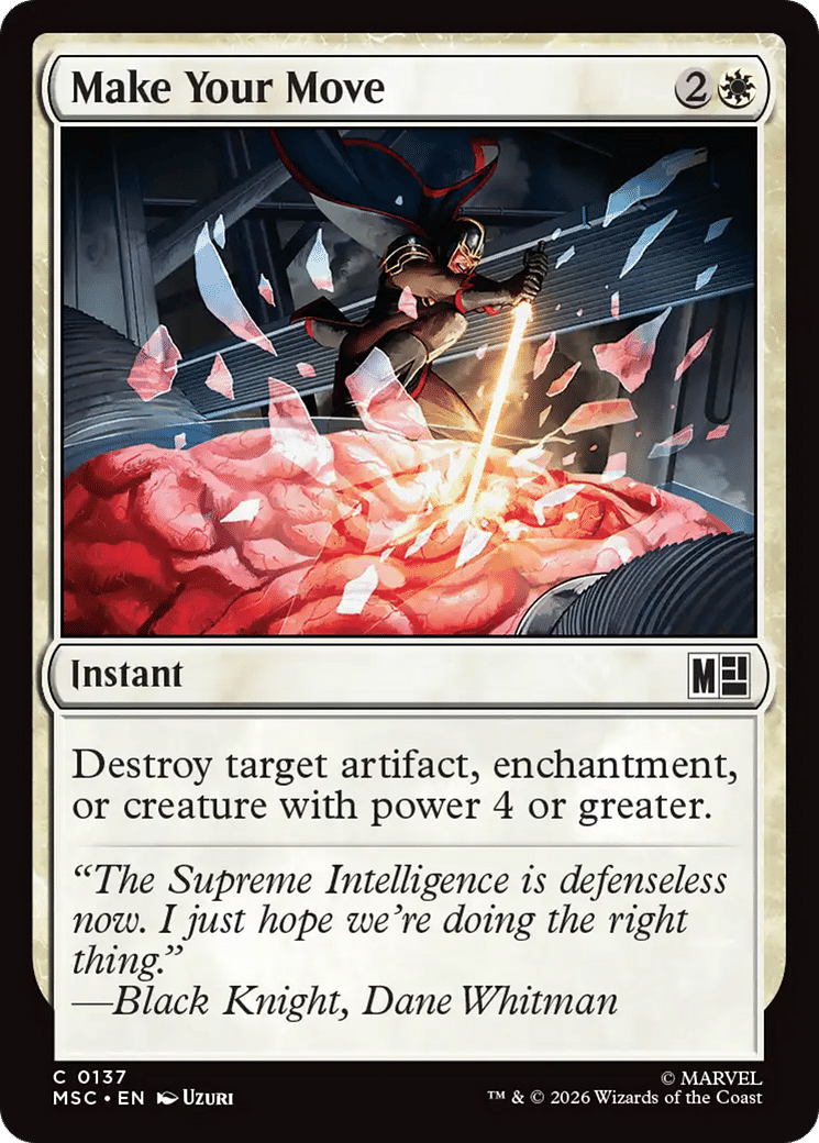 Make Your Move — Marvel Super Heroes Commander — Magic: The Gathering