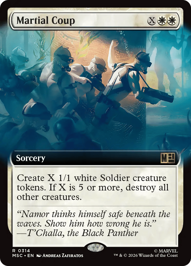 Martial Coup — Marvel Super Heroes Commander — Magic: The Gathering