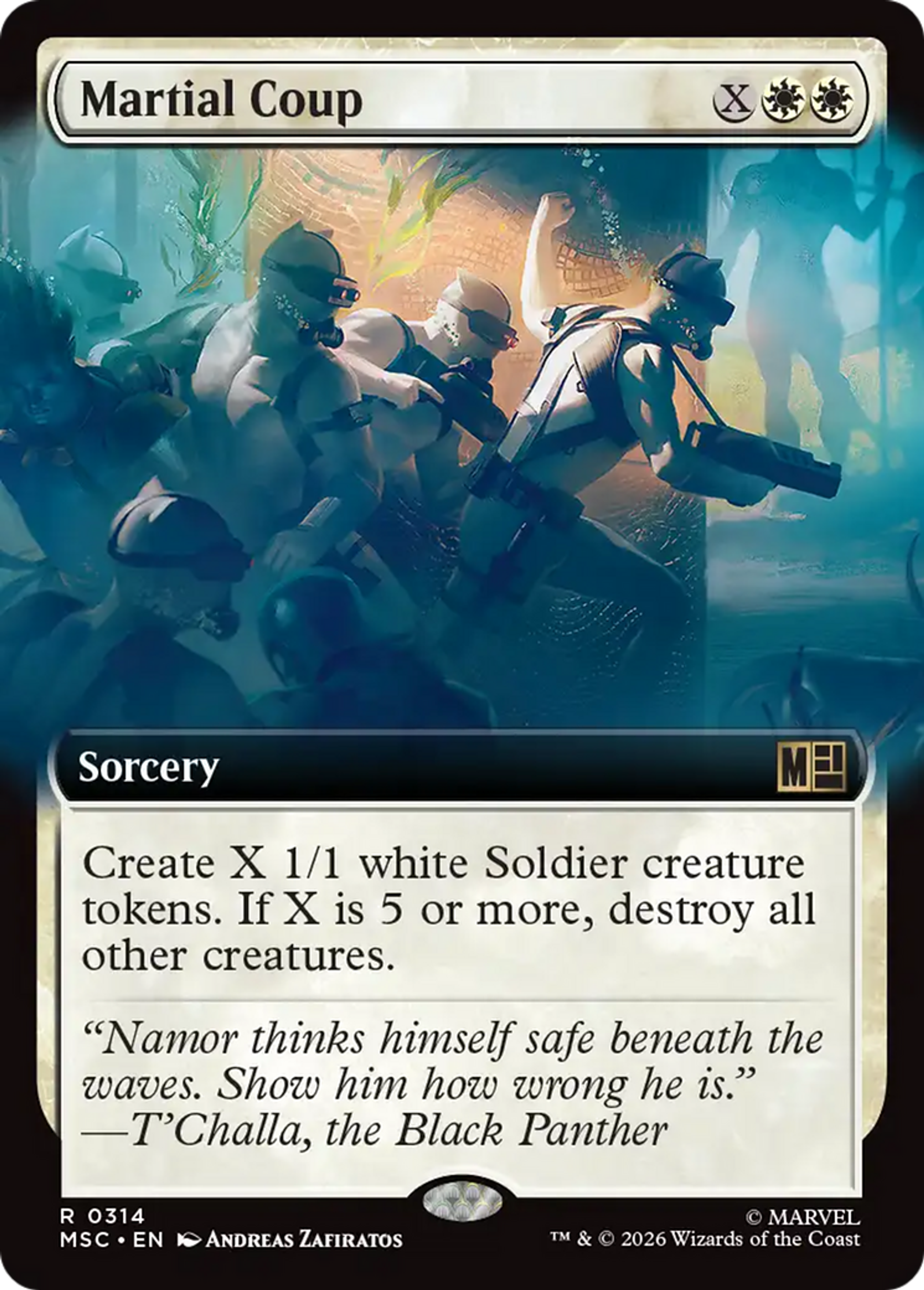 Martial Coup — Marvel Super Heroes Commander — Magic: The Gathering
