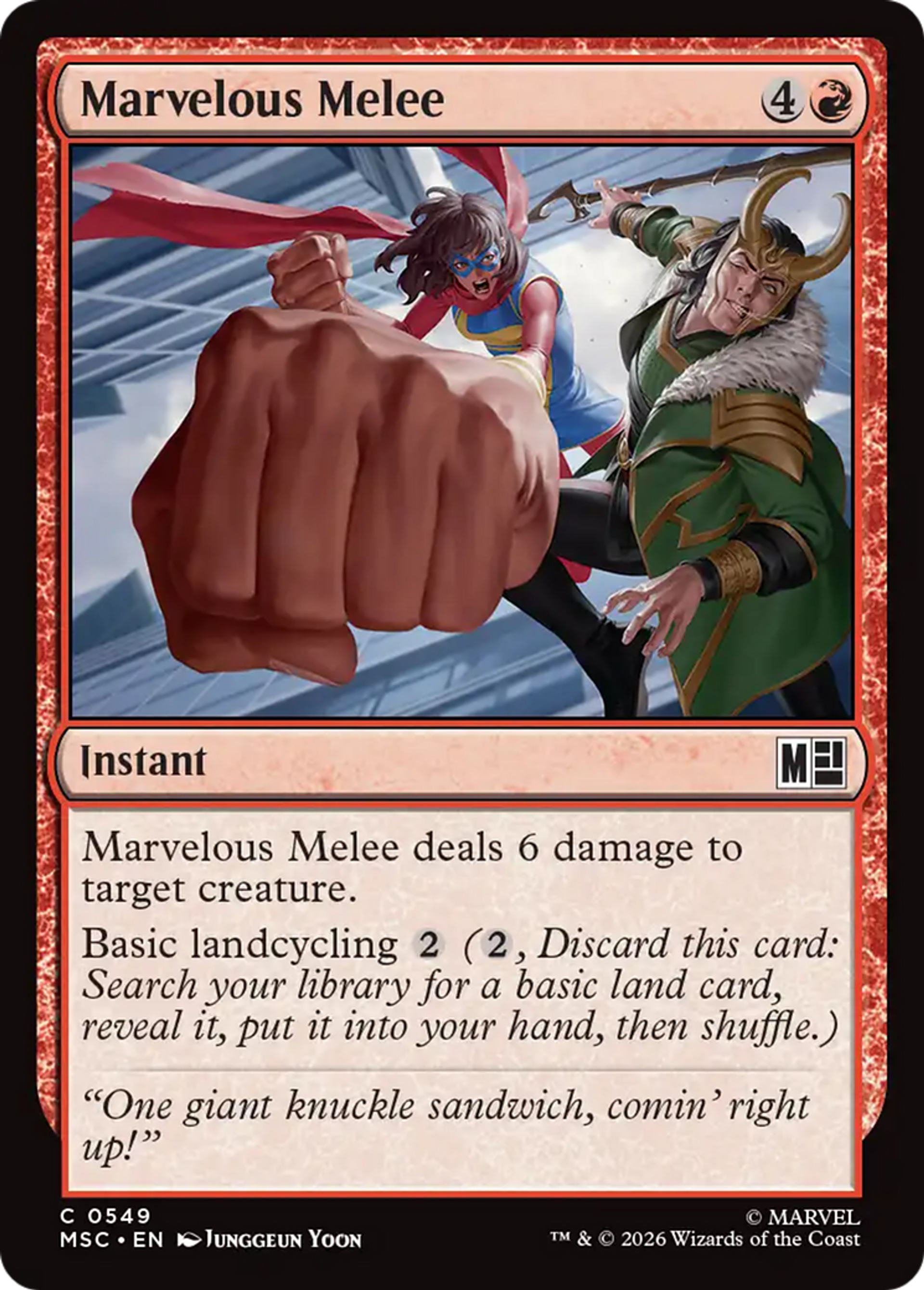Marvelous Melee — Marvel Super Heroes Commander — Magic: The Gathering