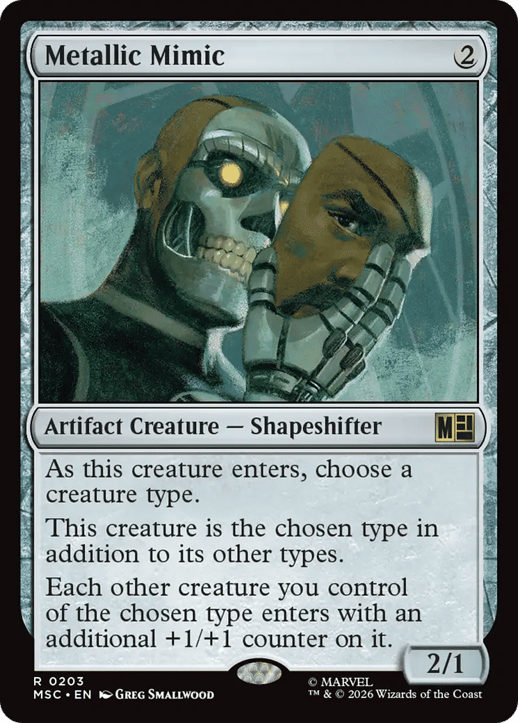 Metallic Mimic — Marvel Super Heroes Commander — Magic: The Gathering