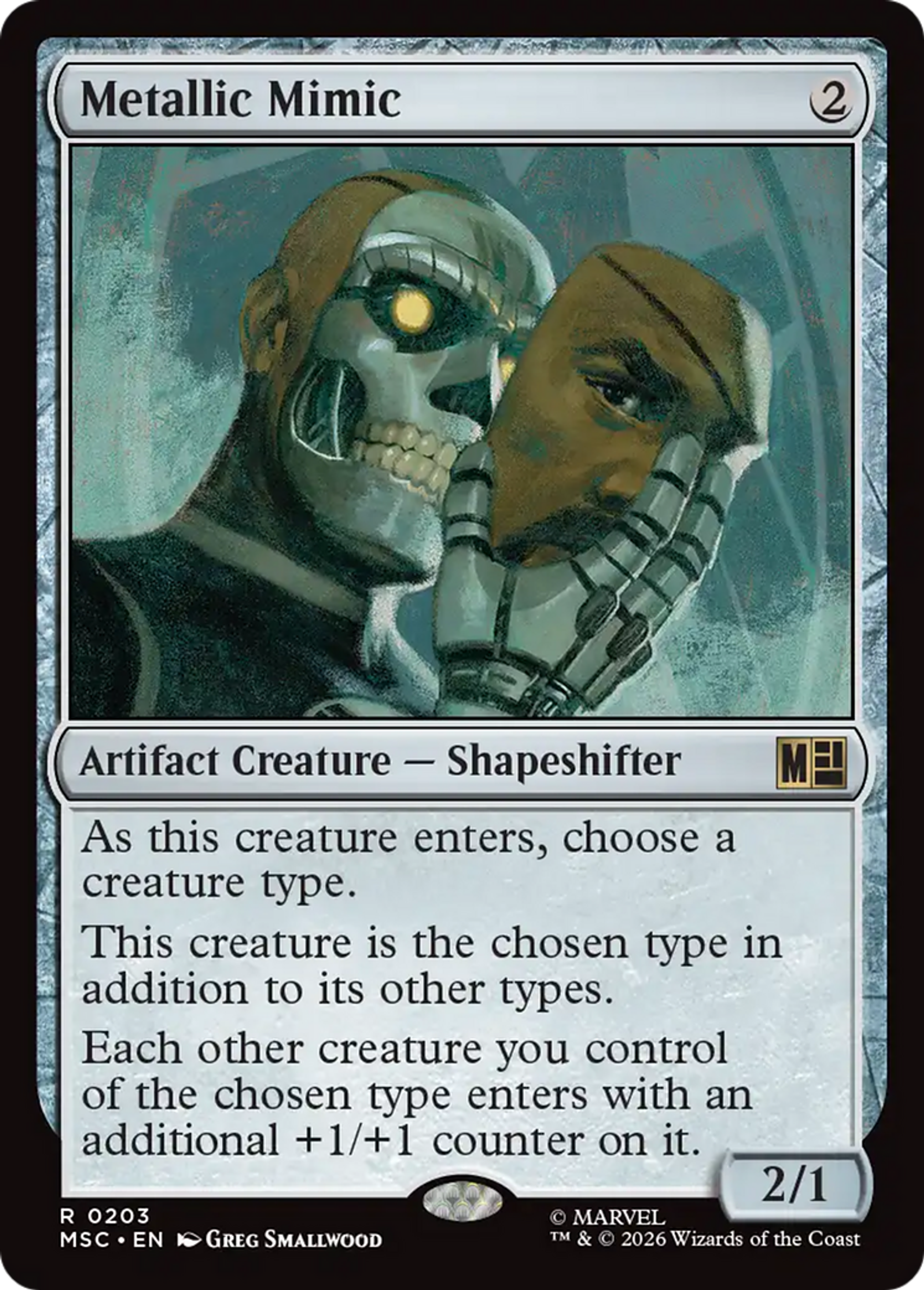 Metallic Mimic — Marvel Super Heroes Commander — Magic: The Gathering