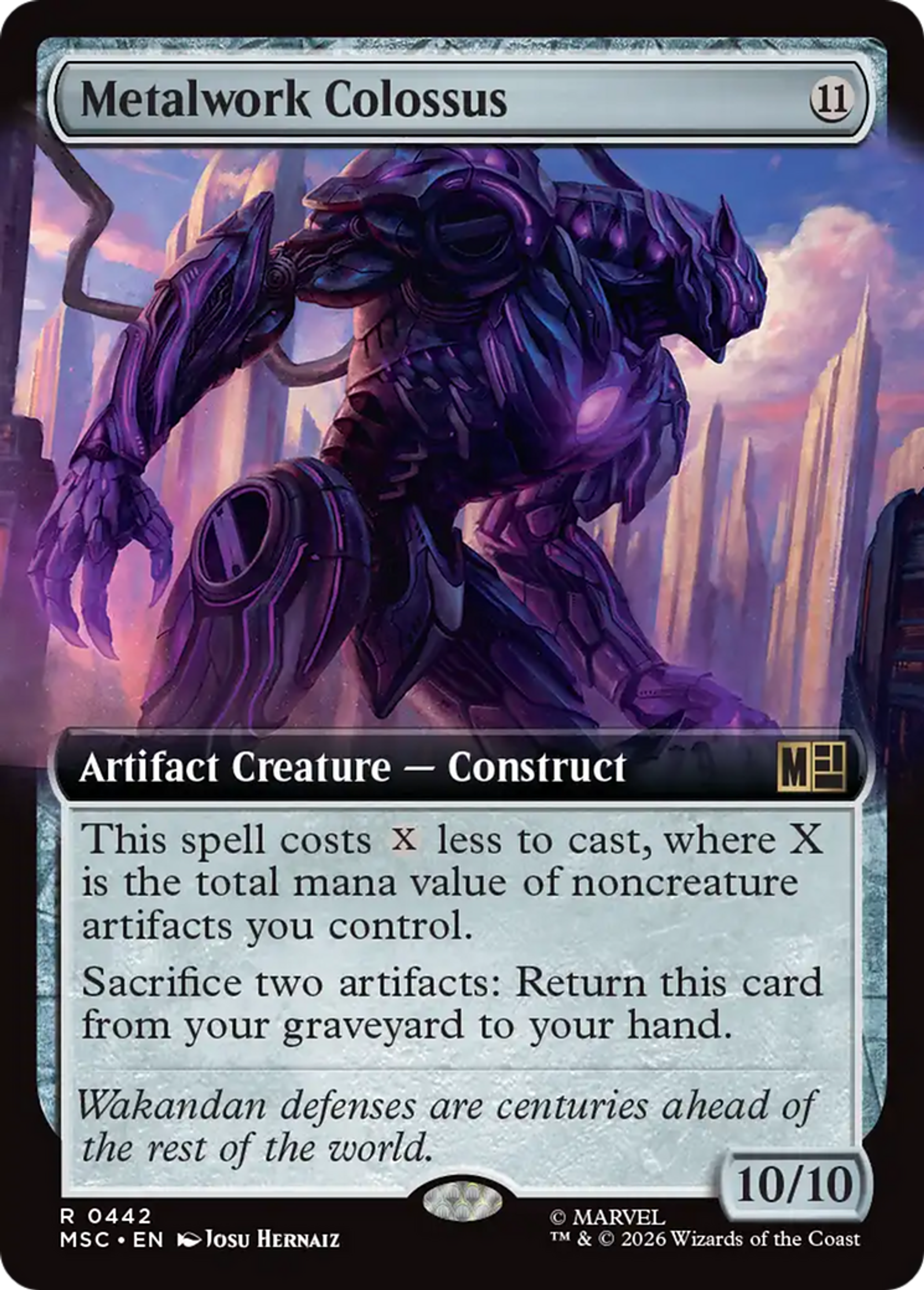 Metalwork Colossus — Marvel Super Heroes Commander — Magic: The Gathering