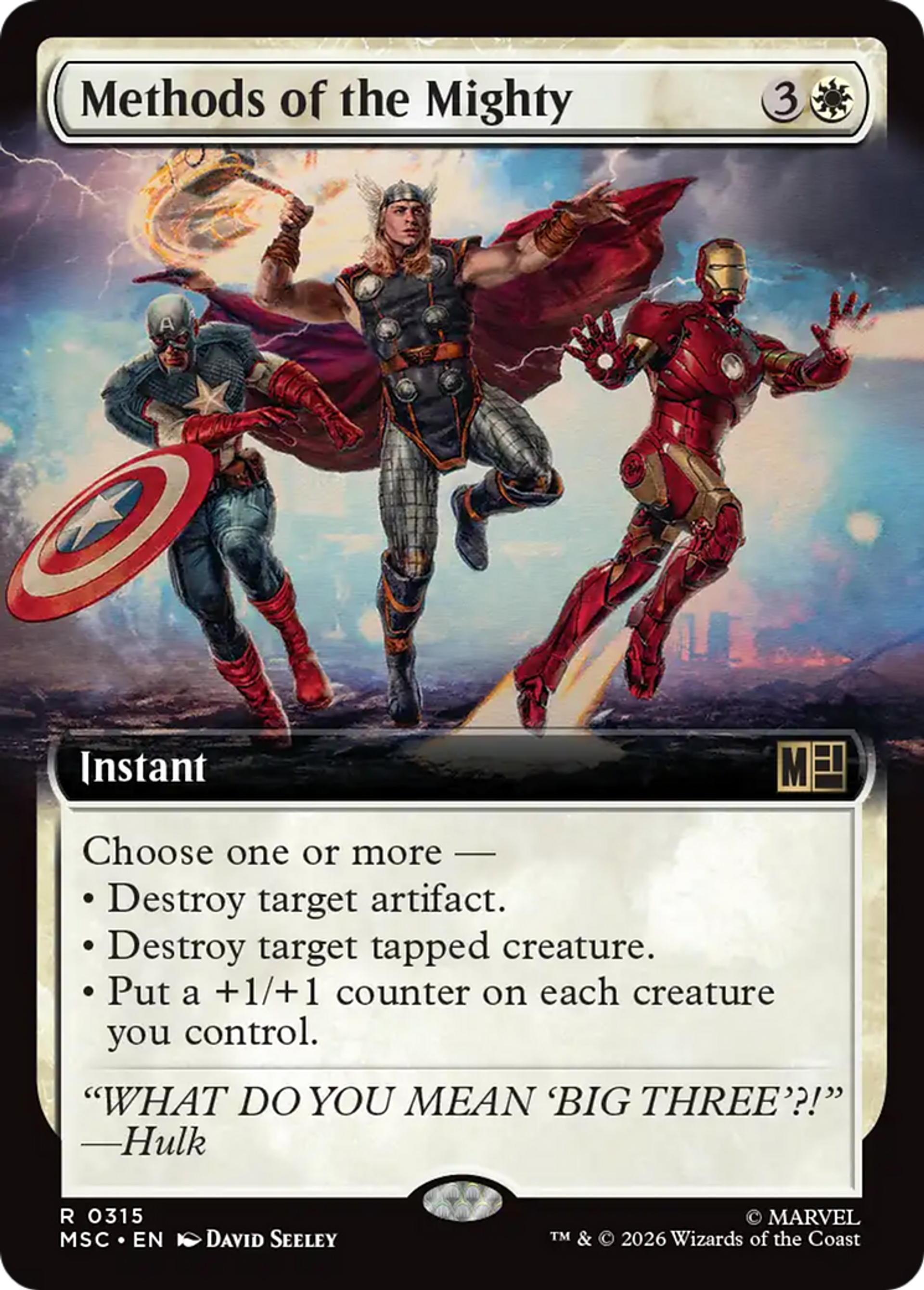 Methods of the Mighty — Marvel Super Heroes Commander — Magic: The Gathering
