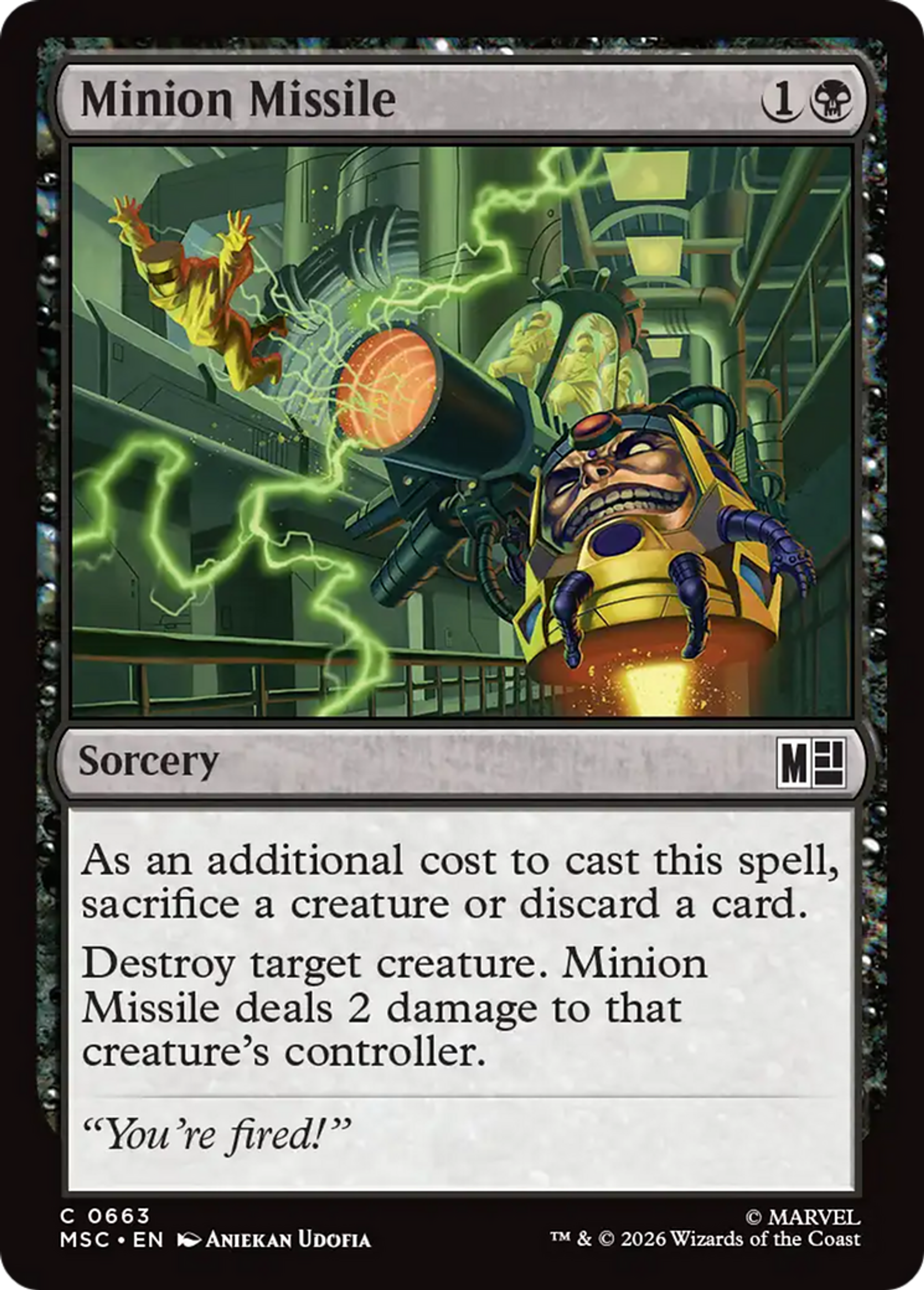 Minion Missile — Marvel Super Heroes Commander — Magic: The Gathering