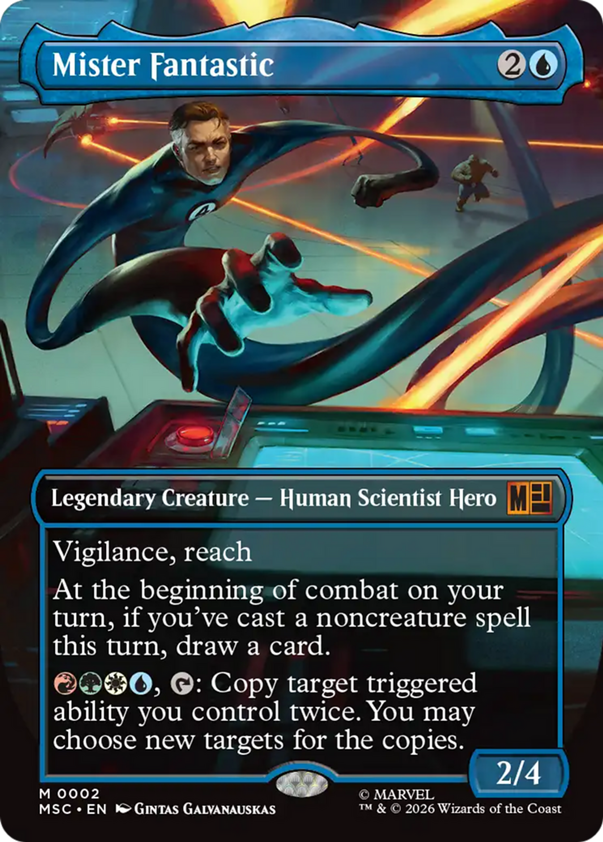 Mister Fantastic — Marvel Super Heroes Commander — Magic: The Gathering