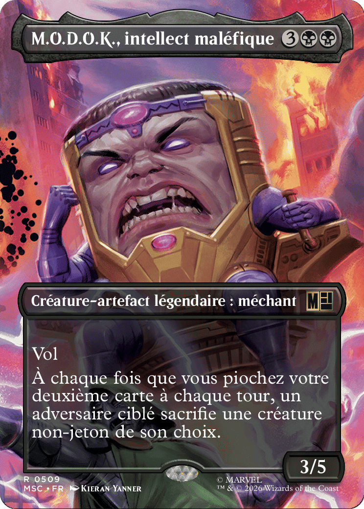 M.O.D.O.K., intellect maléfique — Marvel Super Heroes Commander — Magic: The Gathering