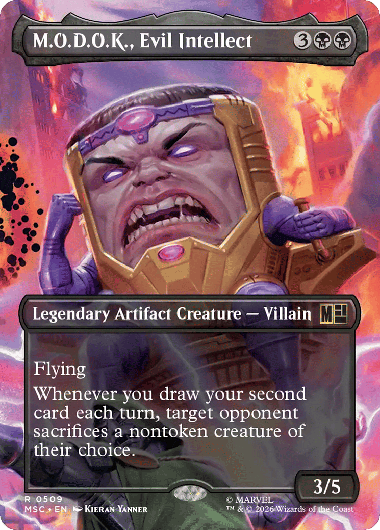 M.O.D.O.K., Evil Intellect — Marvel Super Heroes Commander — Magic: The Gathering