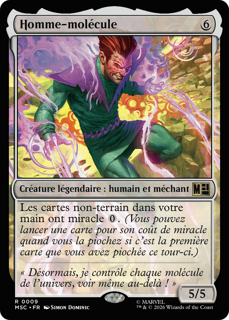 Homme-molécule — Marvel Super Heroes Commander — Magic: The Gathering