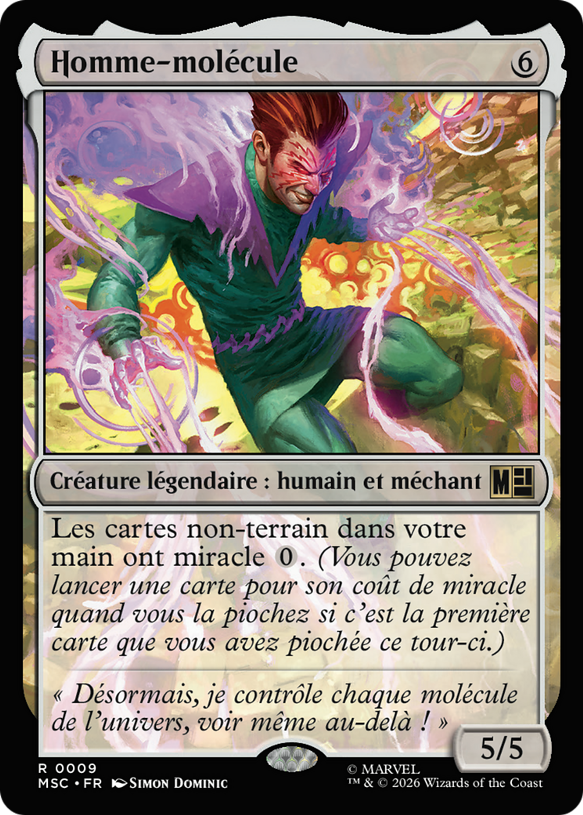 Homme-molécule — Marvel Super Heroes Commander — Magic: The Gathering