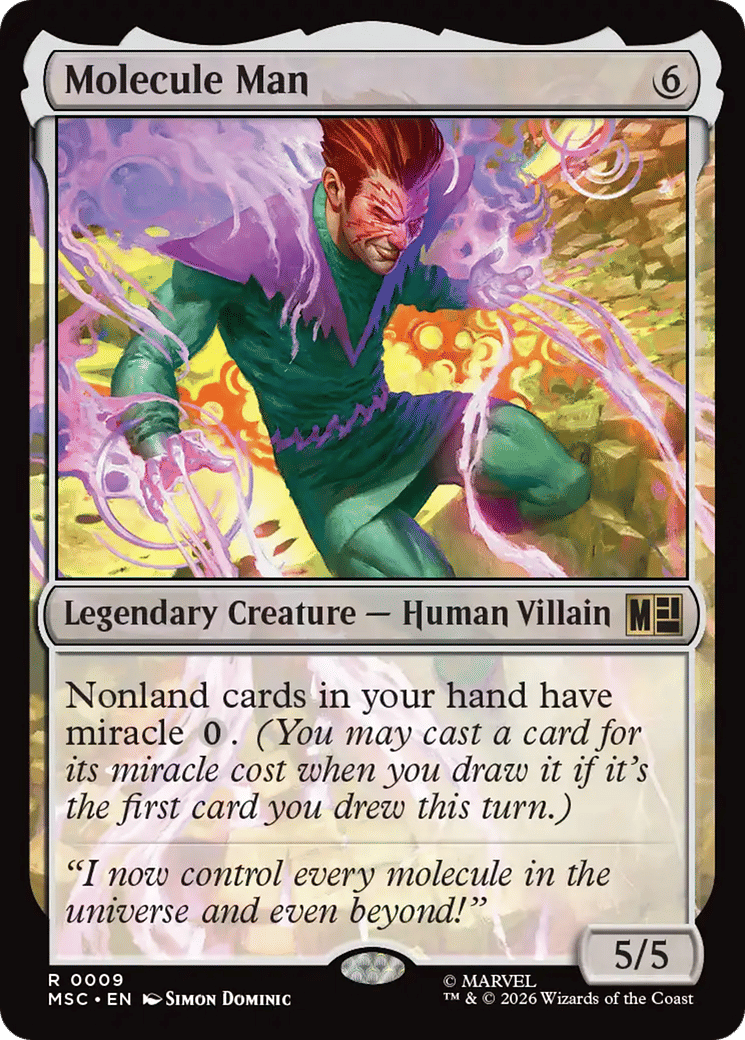 Molecule Man — Marvel Super Heroes Commander — Magic: The Gathering