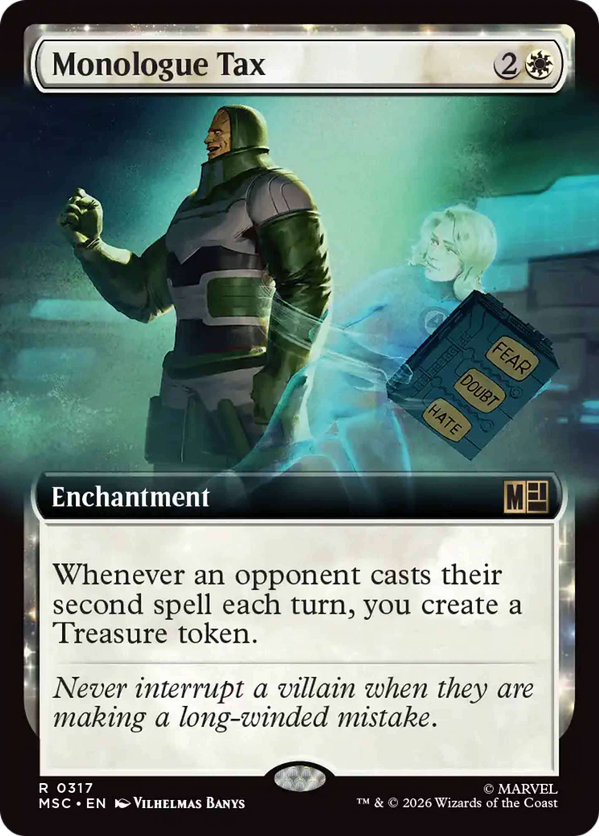 Monologue Tax — Marvel Super Heroes Commander — Magic: The Gathering