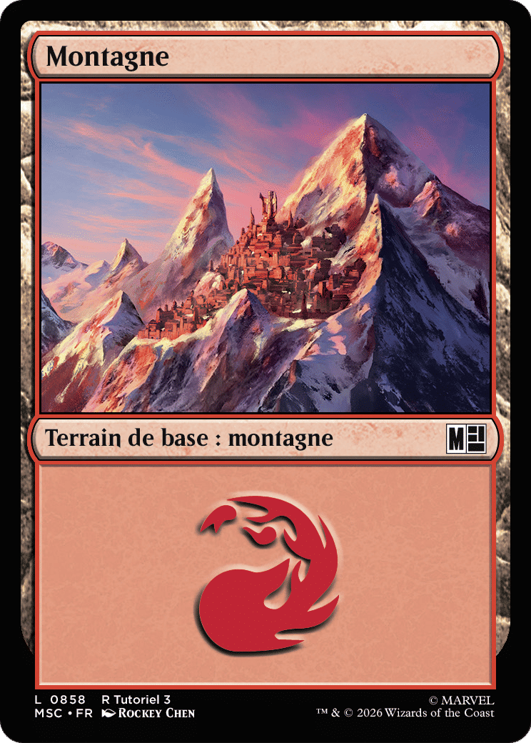 Montagne — Marvel Super Heroes Commander — Magic: The Gathering