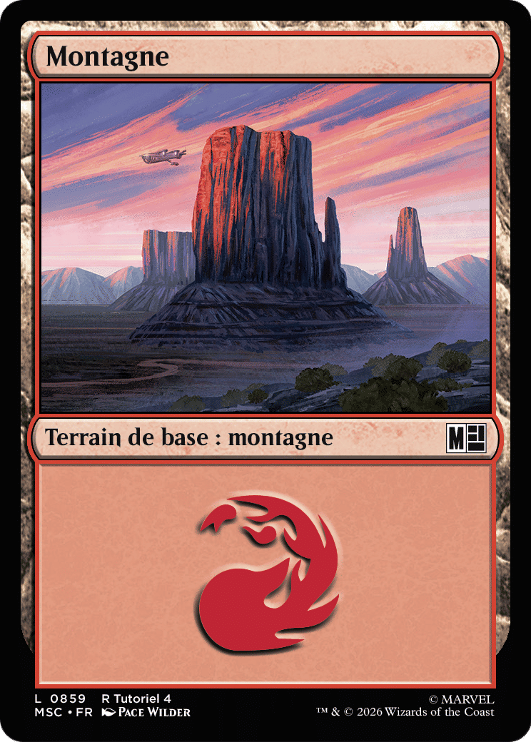 Montagne — Marvel Super Heroes Commander — Magic: The Gathering