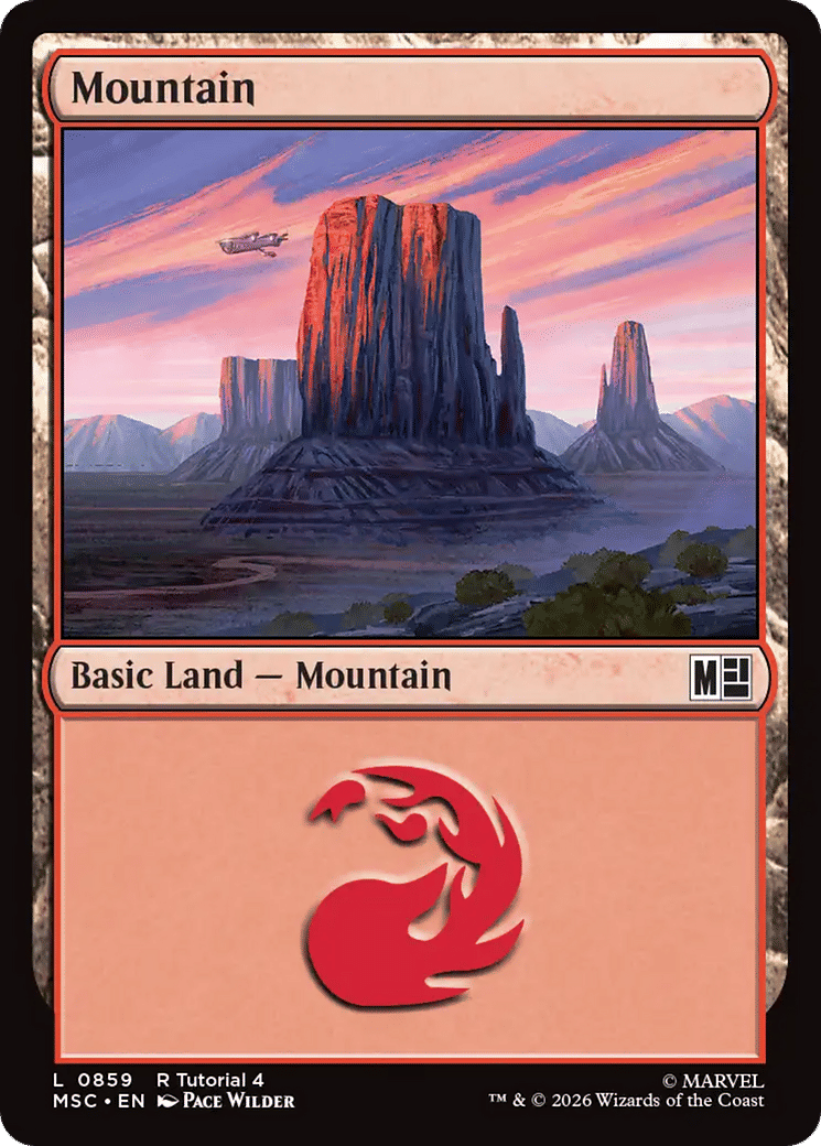 Mountain — Marvel Super Heroes Commander — Magic: The Gathering