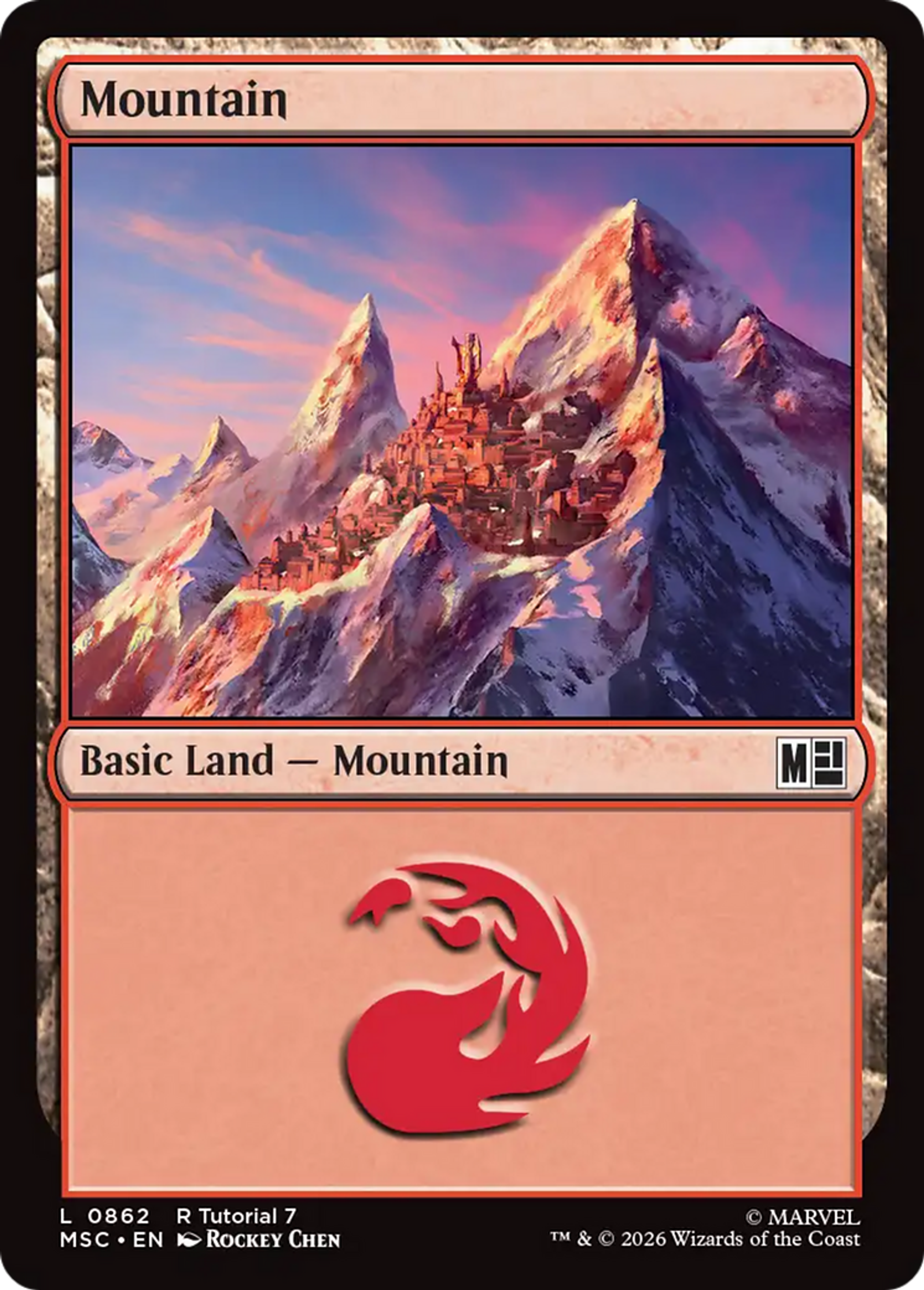 Mountain — Marvel Super Heroes Commander — Magic: The Gathering