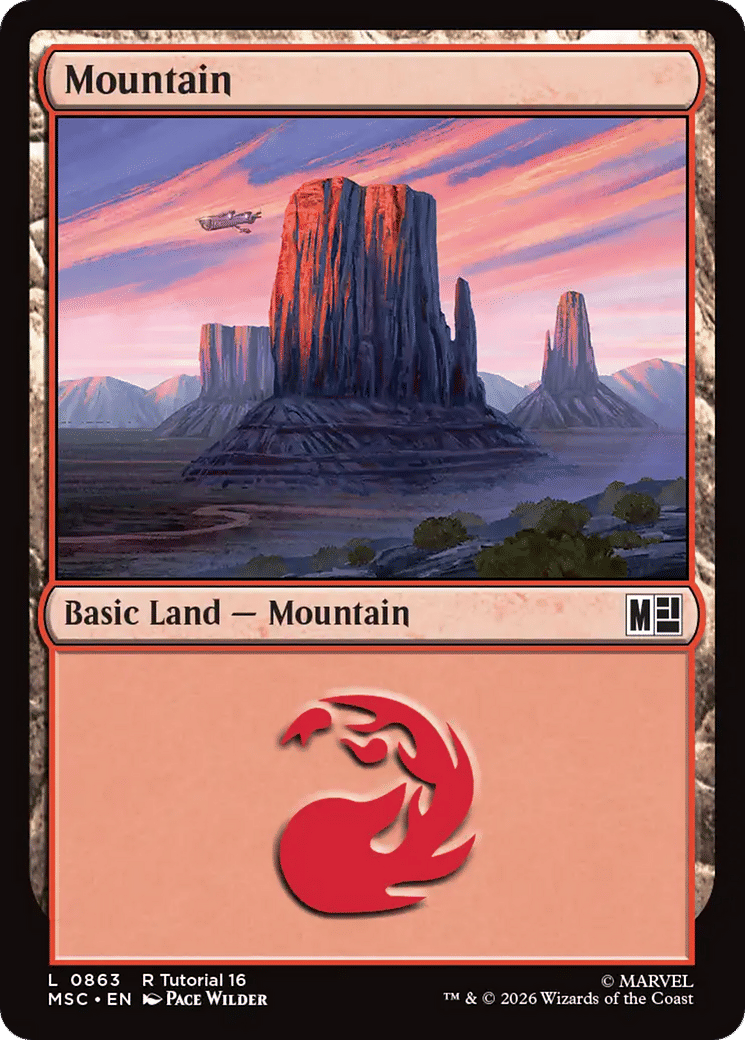 Mountain — Marvel Super Heroes Commander — Magic: The Gathering