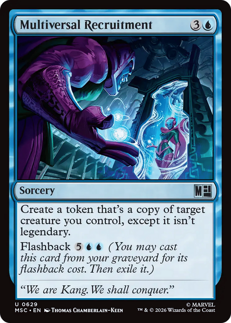 Multiversal Recruitment — Marvel Super Heroes Commander — Magic: The Gathering