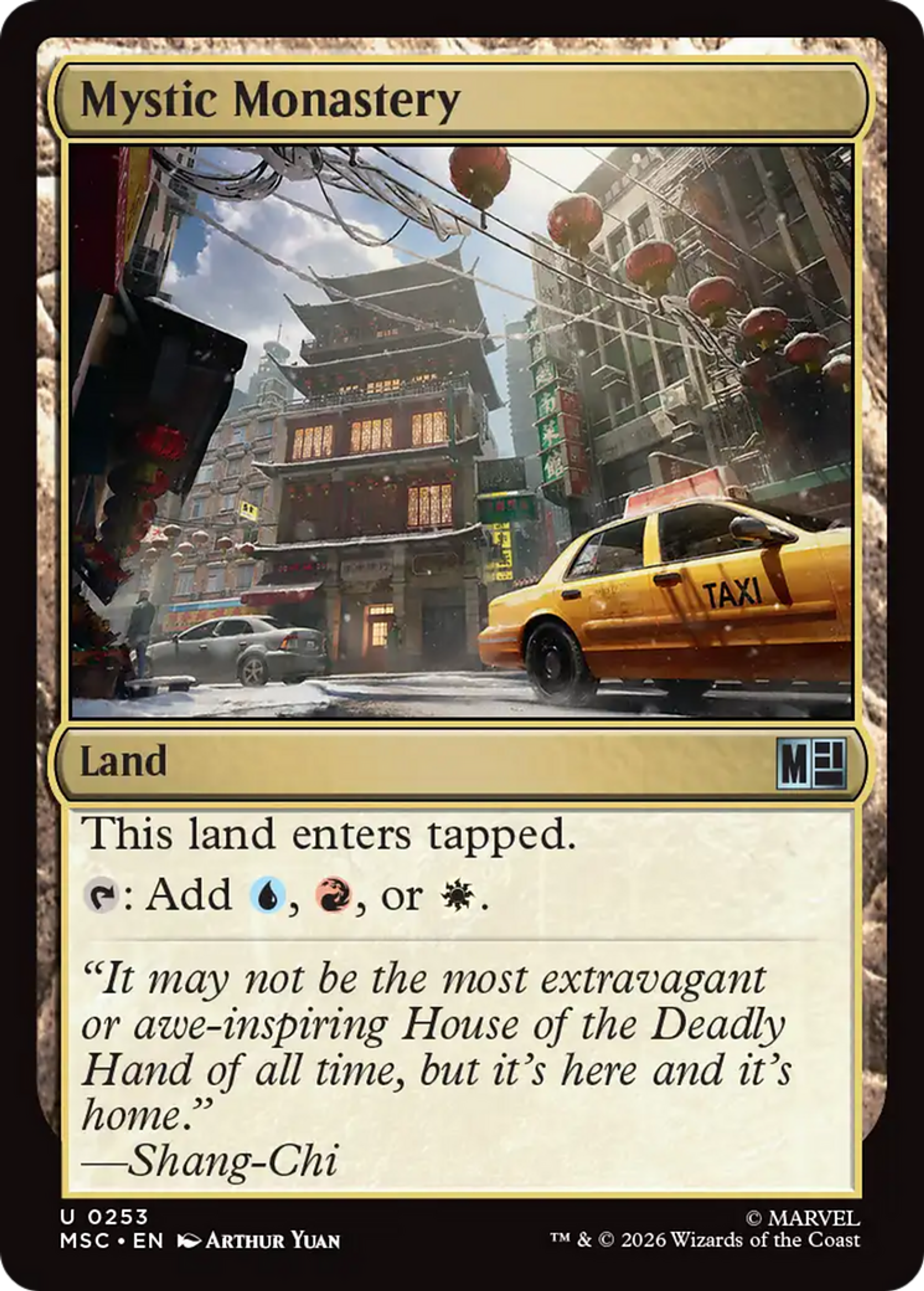 Mystic Monastery — Marvel Super Heroes Commander — Magic: The Gathering