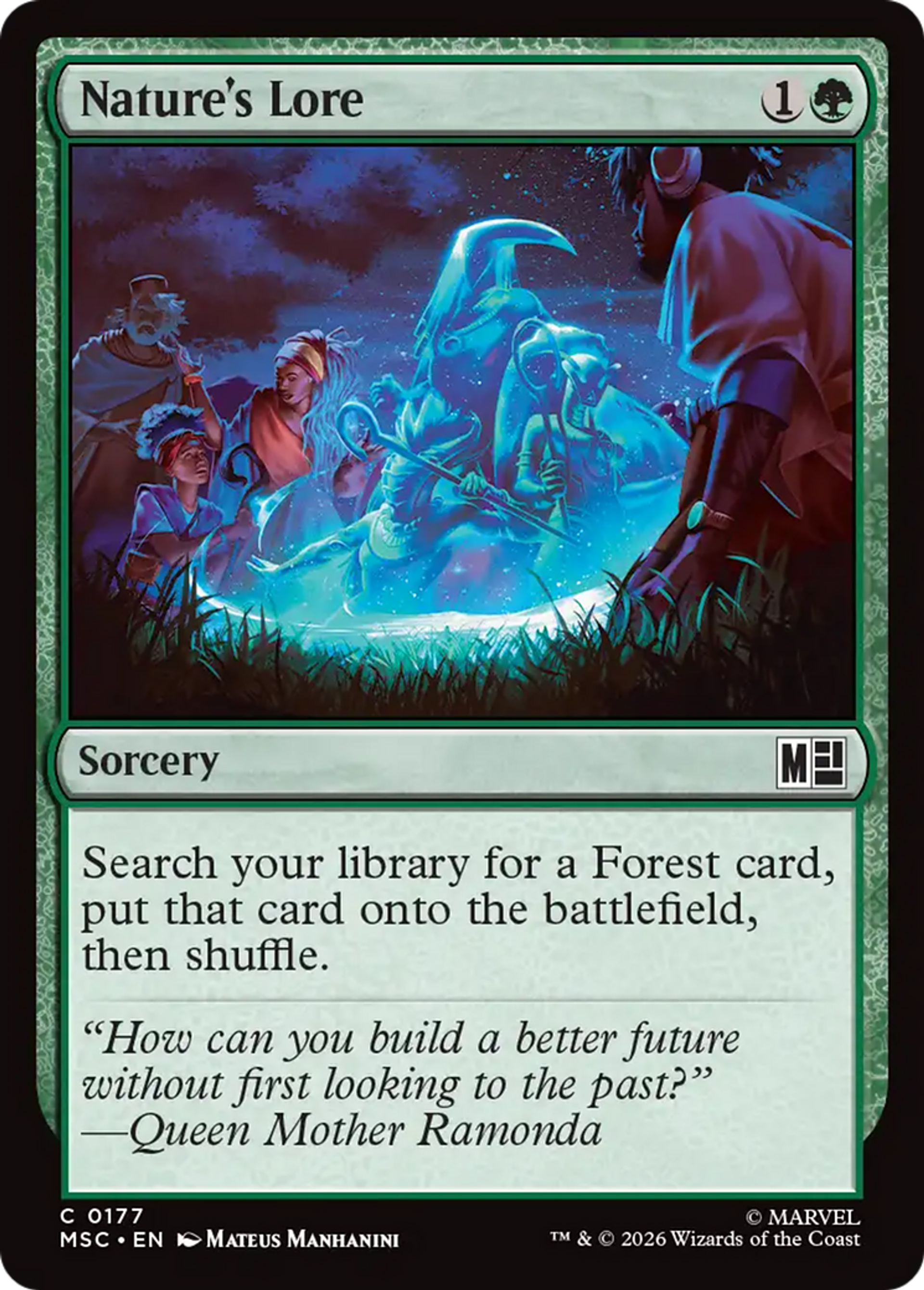 Nature's Lore — Marvel Super Heroes Commander — Magic: The Gathering