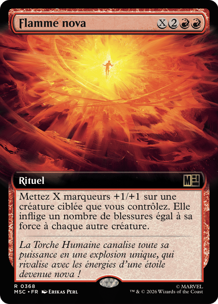 Flamme nova — Marvel Super Heroes Commander — Magic: The Gathering