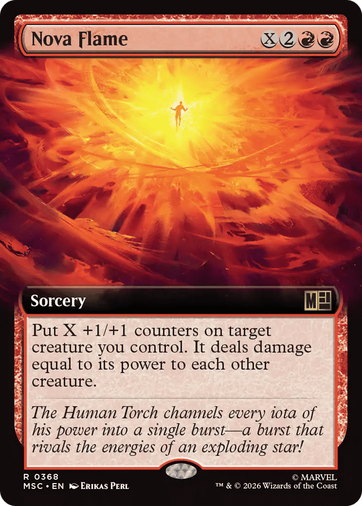 Nova Flame — Marvel Super Heroes Commander — Magic: The Gathering