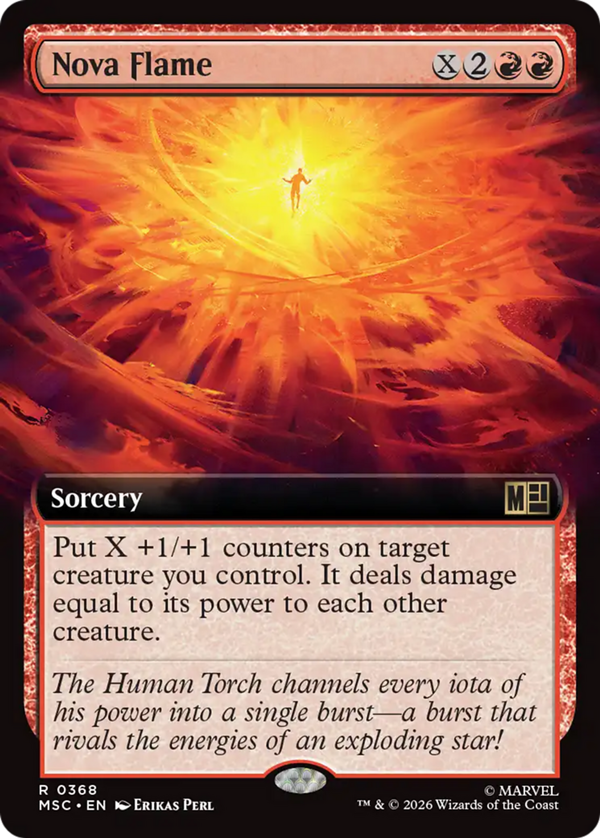 Nova Flame — Marvel Super Heroes Commander — Magic: The Gathering