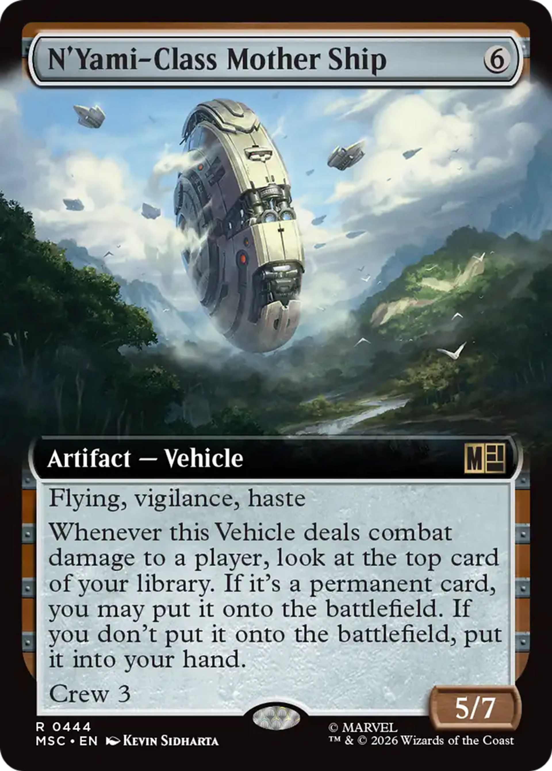 N'Yami-Class Mother Ship — Marvel Super Heroes Commander — Magic: The Gathering