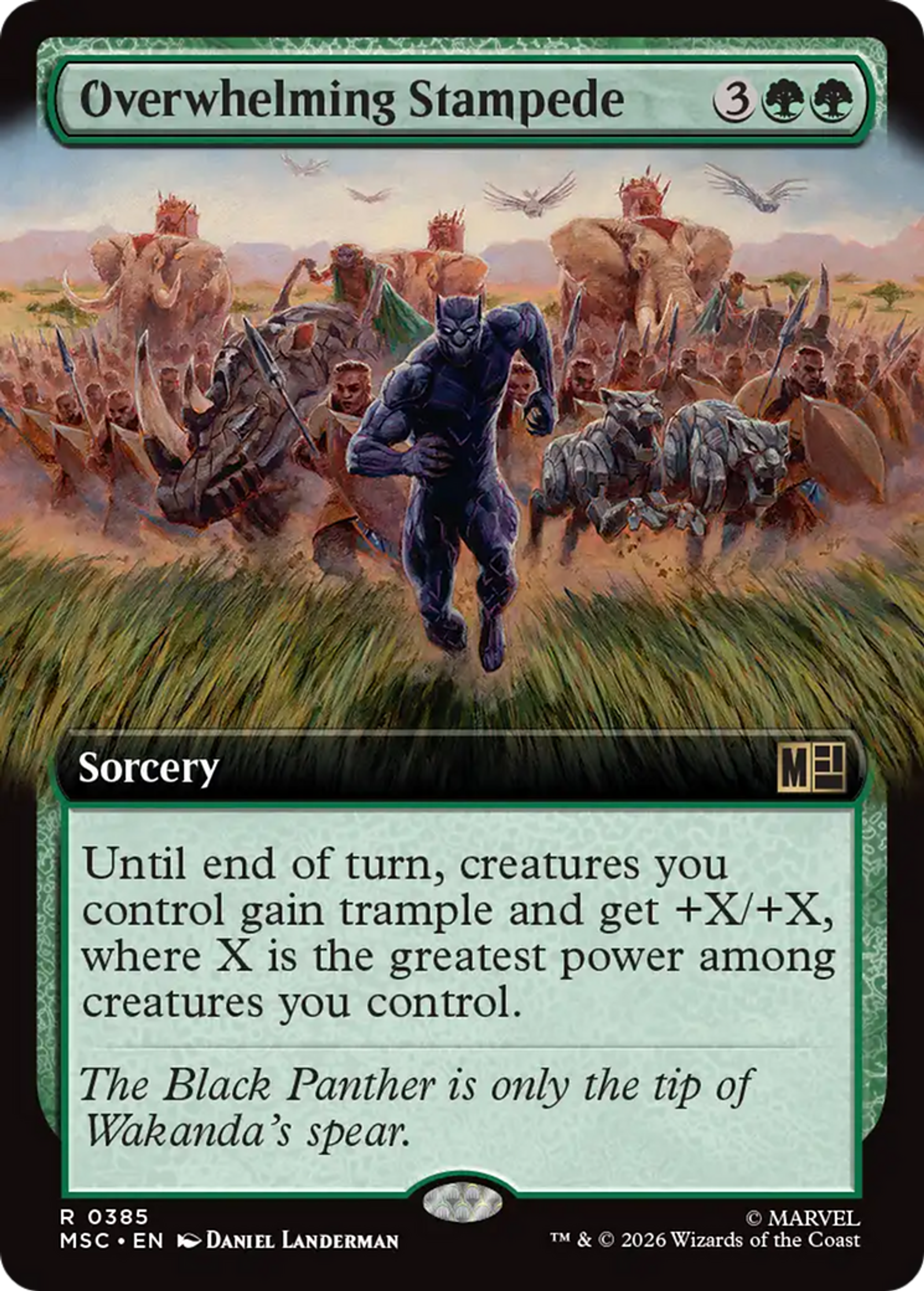 Overwhelming Stampede — Marvel Super Heroes Commander — Magic: The Gathering