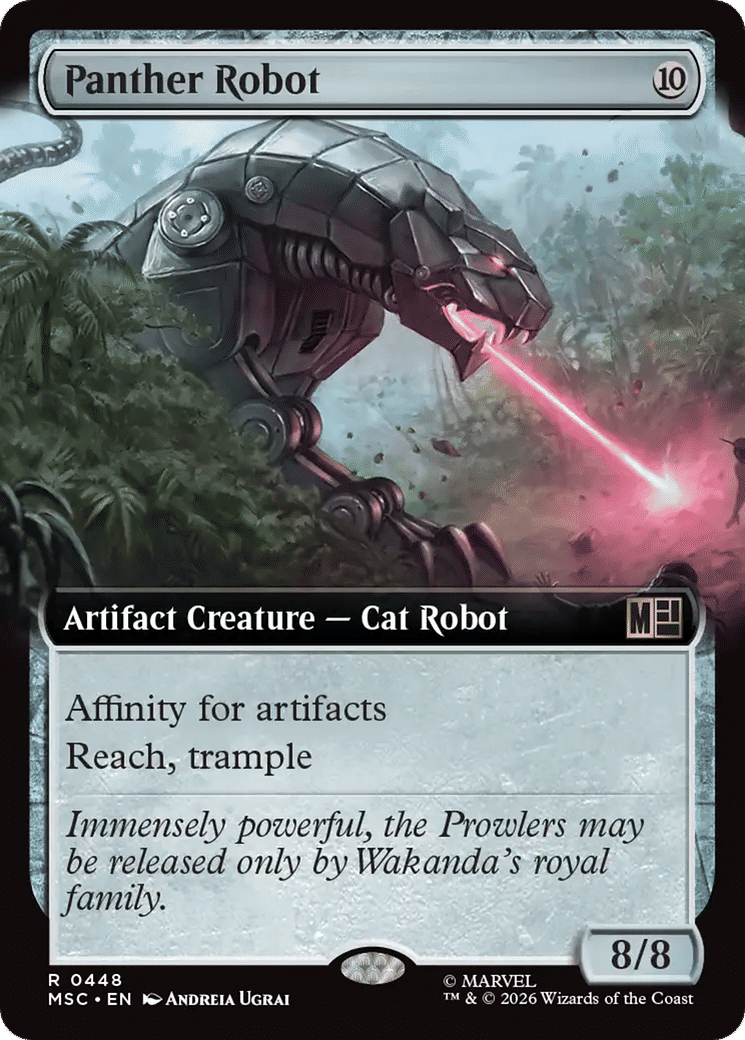 Panther Robot — Marvel Super Heroes Commander — Magic: The Gathering