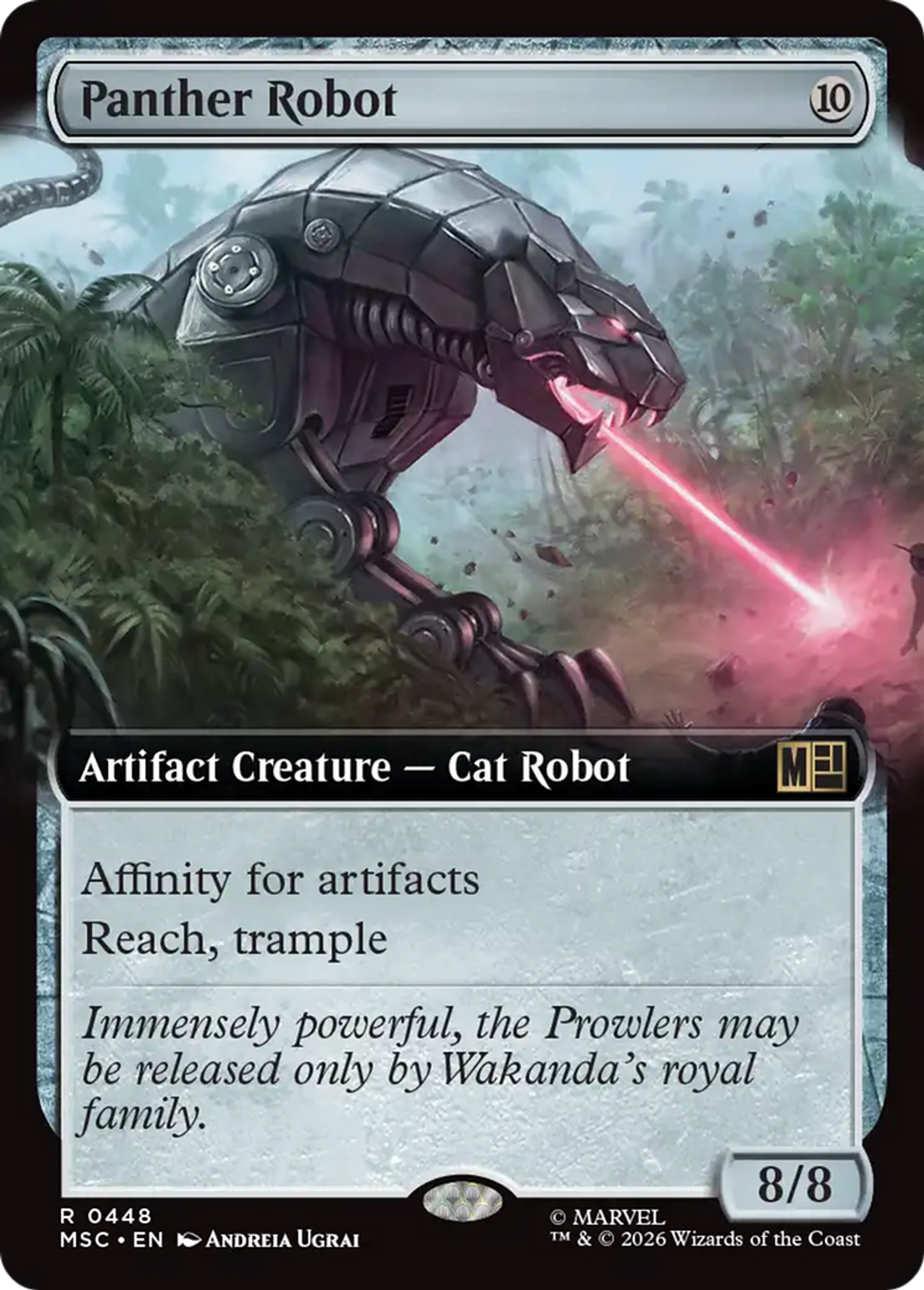 Panther Robot — Marvel Super Heroes Commander — Magic: The Gathering