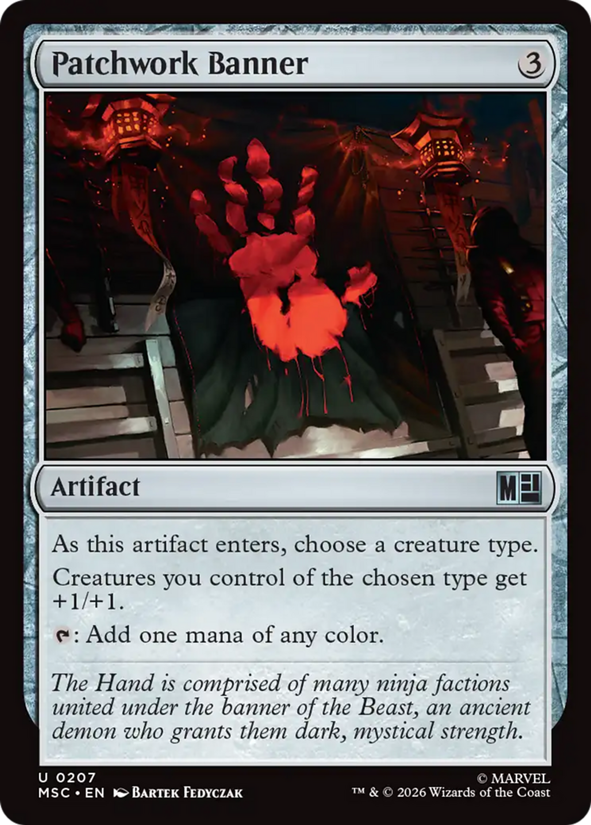 Patchwork Banner — Marvel Super Heroes Commander — Magic: The Gathering