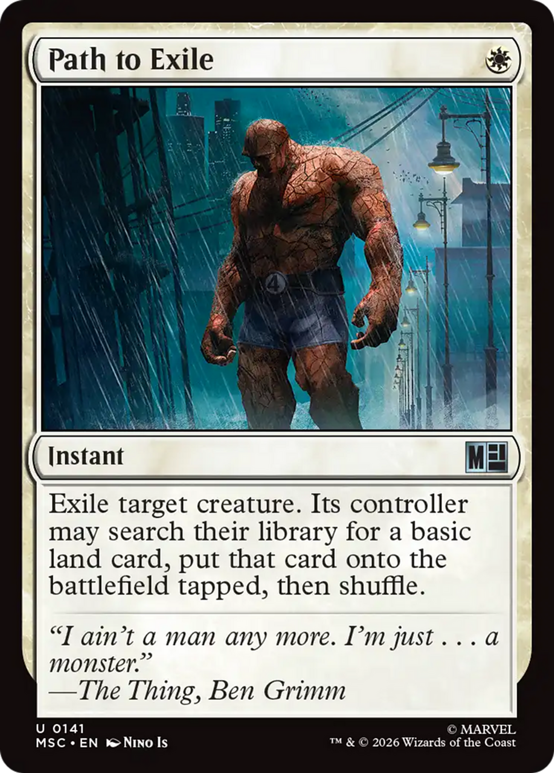 Path to Exile — Marvel Super Heroes Commander — Magic: The Gathering