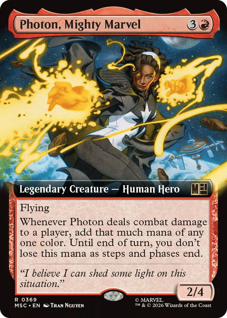 Photon, Mighty Marvel from Marvel Super Heroes Commander - Magic: The Gathering