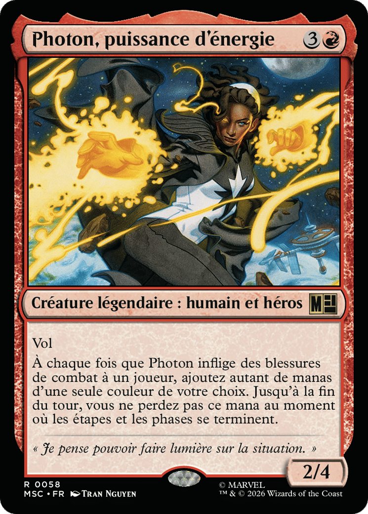 Photon, puissance d'énergie — Marvel Super Heroes Commander — Magic: The Gathering