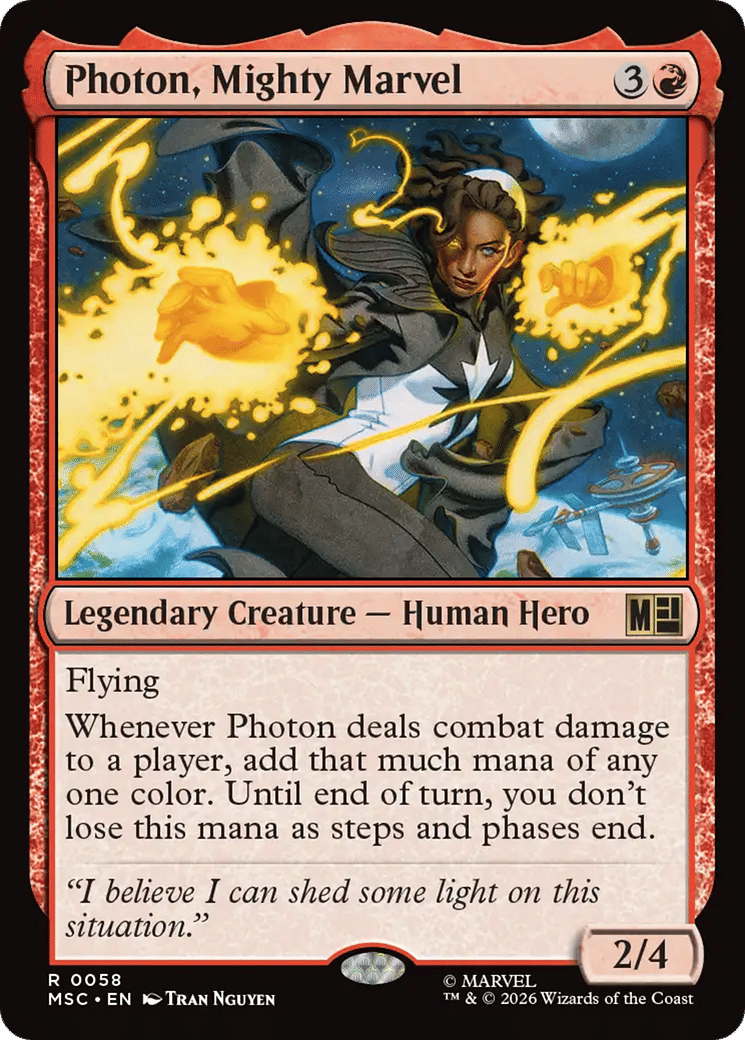 Photon, Mighty Marvel — Marvel Super Heroes Commander — Magic: The Gathering