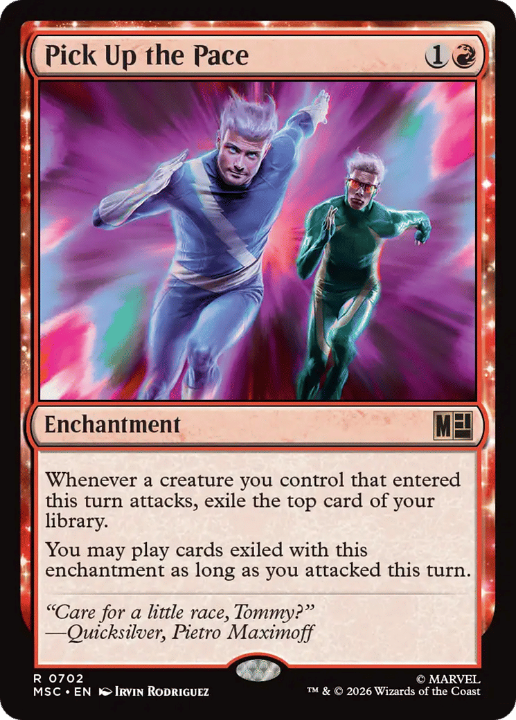 Pick Up the Pace — Marvel Super Heroes Commander — Magic: The Gathering