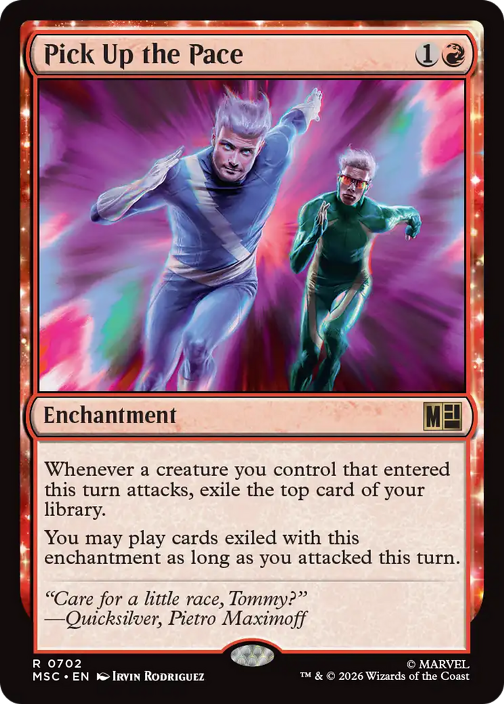 Pick Up the Pace — Marvel Super Heroes Commander — Magic: The Gathering
