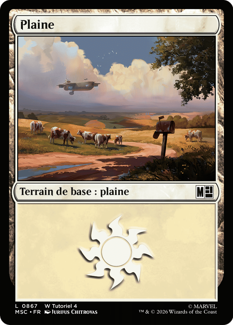 Plaine — Marvel Super Heroes Commander — Magic: The Gathering