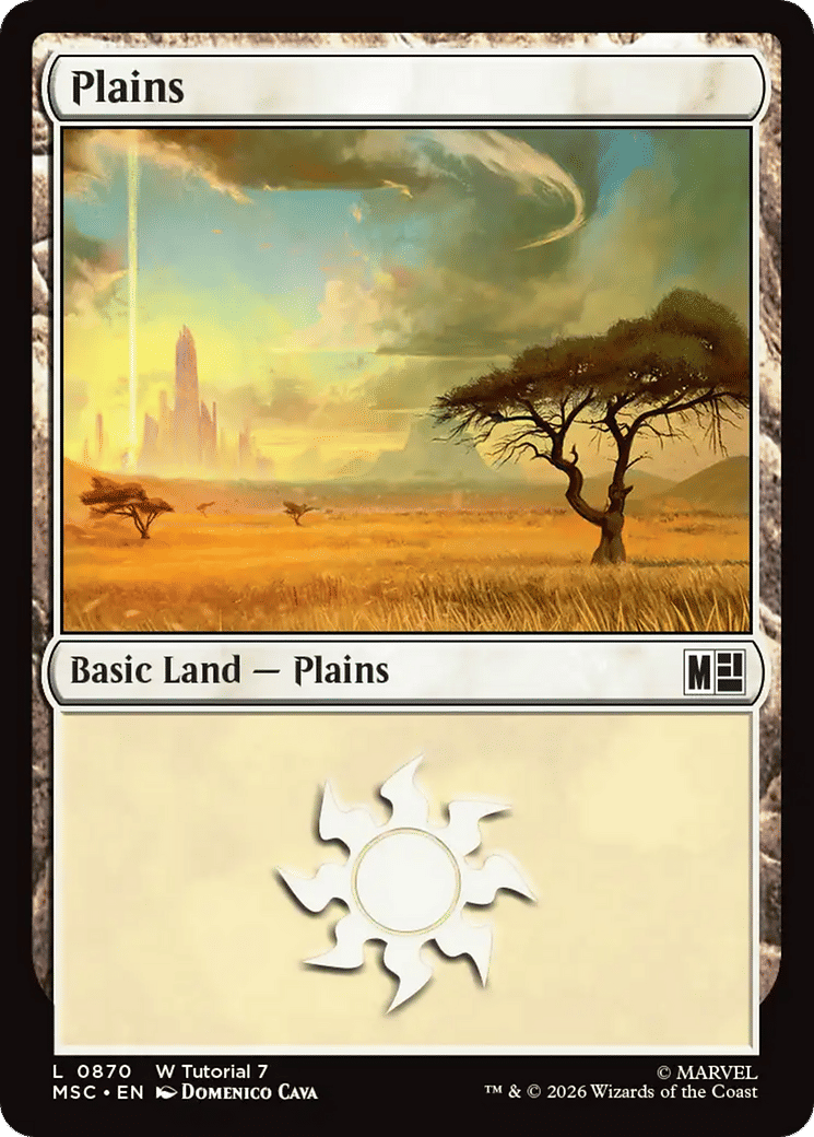 Plains — Marvel Super Heroes Commander — Magic: The Gathering